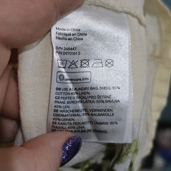 H&M Floral Print Dress with Cutouts Size Large NWOT - Picture 6 of 6